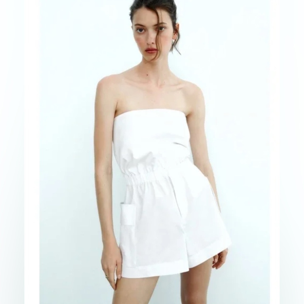 White Women's Romper